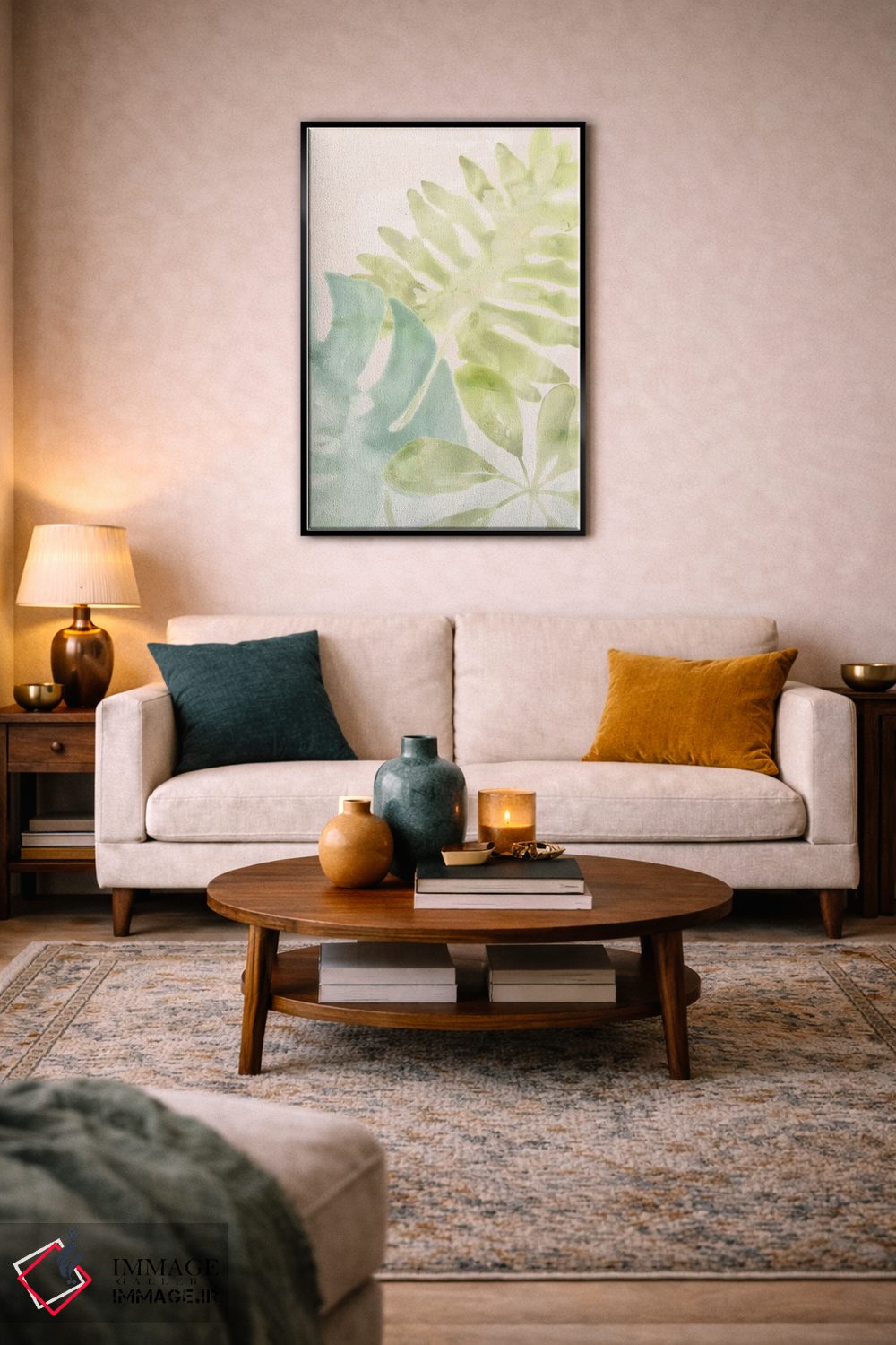 تابلو مینیمال دسر میوه استوایی ۱ اثر جون اریکا وس - D6B