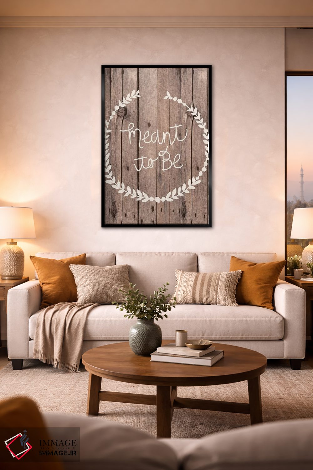 تابلو دکوراتیو عروسی روستایی اثر ژان کلی - D2B