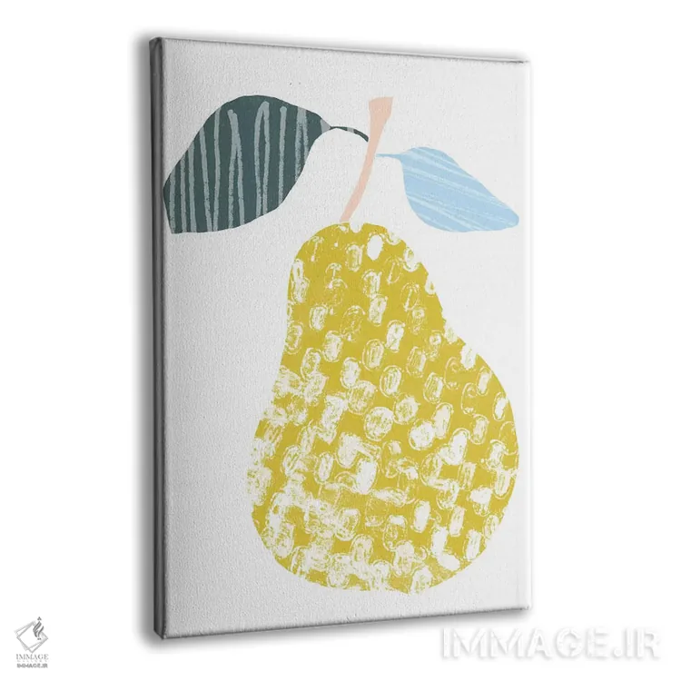 تابلو مینیمال میوه بریده از کاغذ یک اثر جون اریکا وس - نمای پرسپکتیو محصول