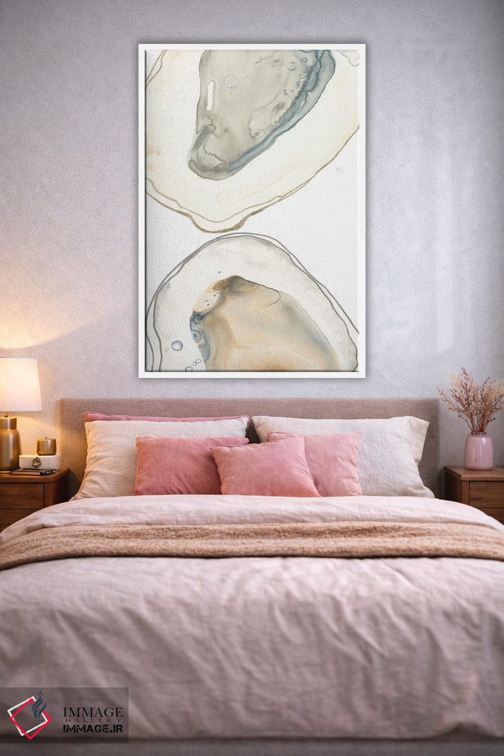 تابلو مینیمال صدف های اقیانوسی دو اثر جون اریکا وس - D1W