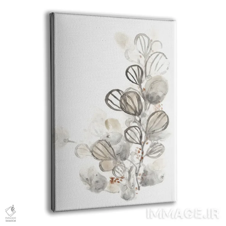 تابلو مینیمال گیاه شناسی خنثی ۱ اثر جون اریکا وس - نمای پرسپکتیو محصول