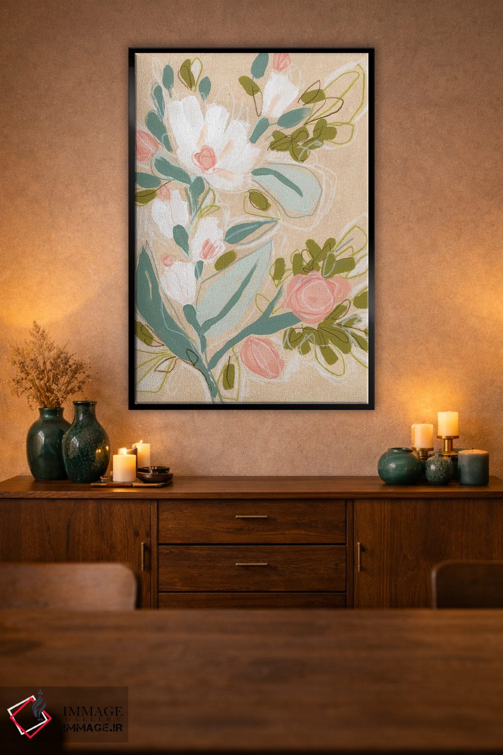 تابلو مینیمال طرح بهاری ۱ اثر جون اریکا وس - D1B