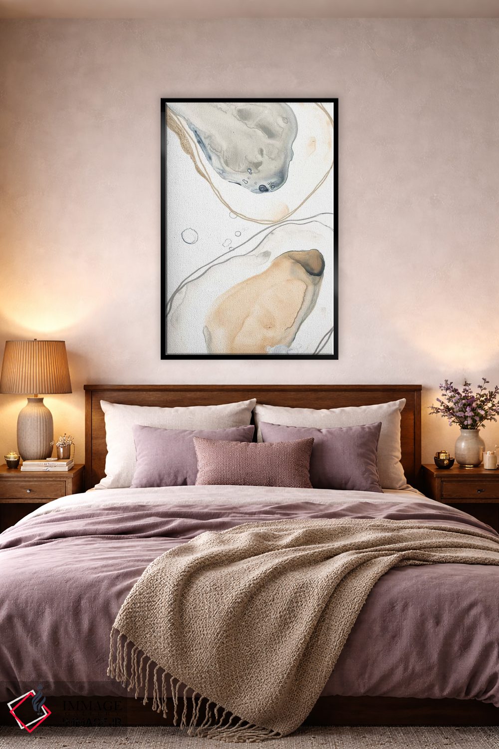 تابلو مینیمال صدف های اقیانوسی چهار اثر جون اریکا وس - D4B