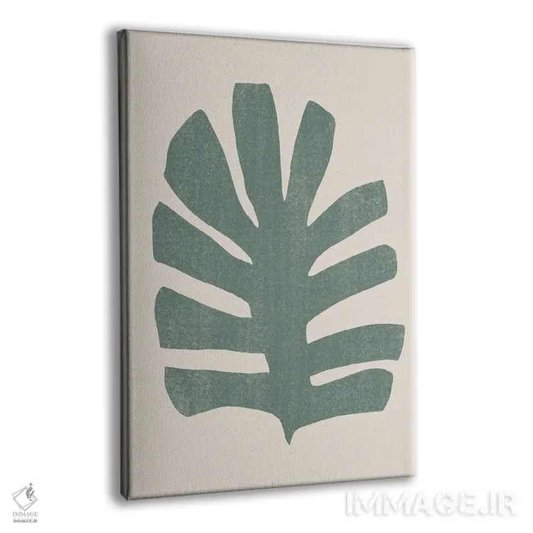 تابلو مینیمال تغییر شکل نخل ۳ اثر جون اریکا وس - نمای پرسپکتیو محصول