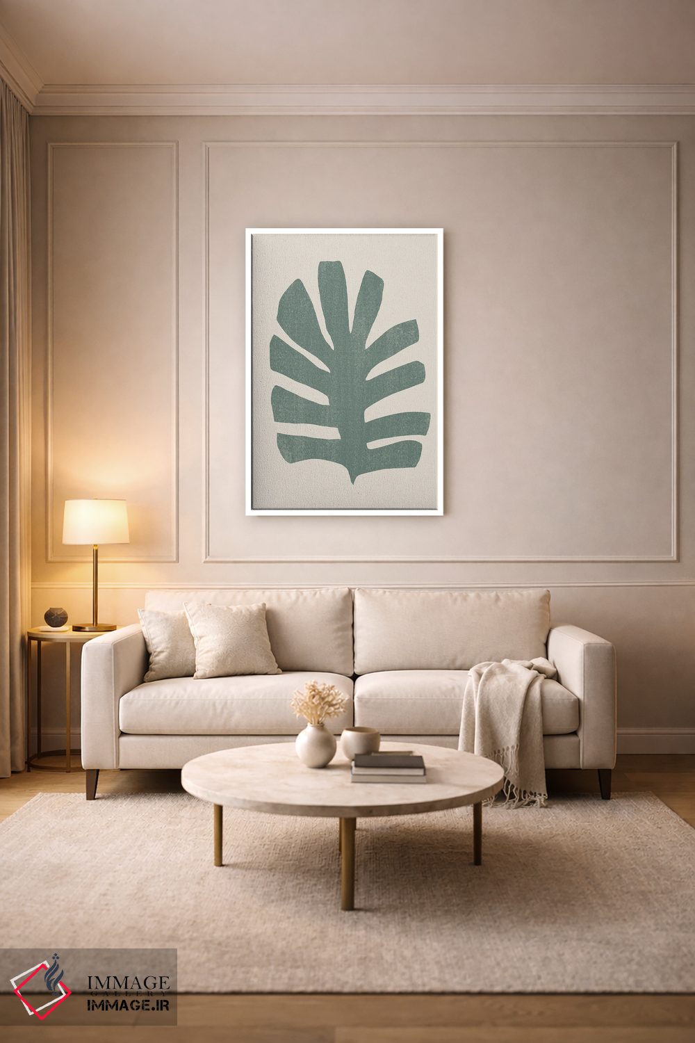 تابلو مینیمال تغییر شکل نخل ۳ اثر جون اریکا وس - D3W