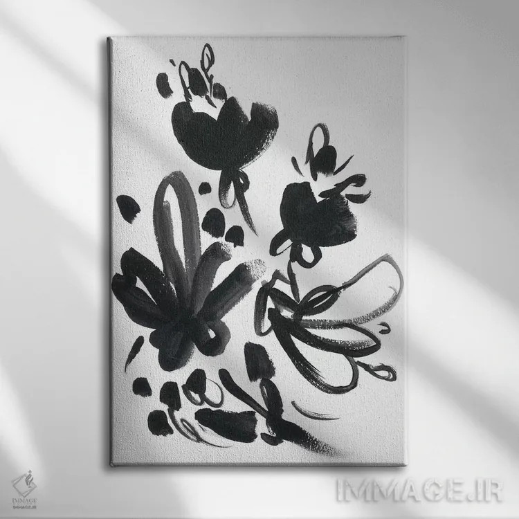 تابلو دکوراتیو شکوفه کامئو دوم اثر جون اریکا وس - نمای روبهرو روی دیوار