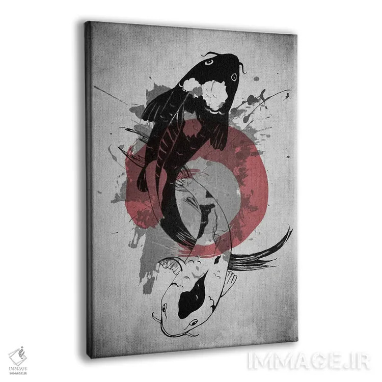 تابلو دکوراتیو کوی یین و یانگ اثر جوزف فرناندو - نمای پرسپکتیو محصول