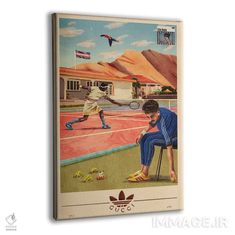 تابلو دکوراتیو متل گوچی اثر جیمی ادلر - نمای پرسپکتیو محصول