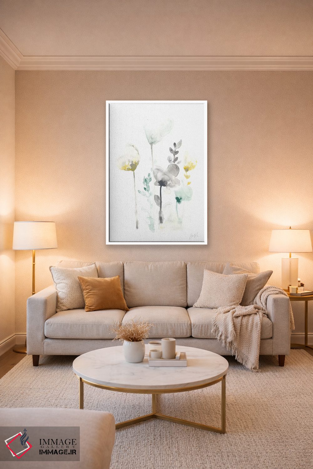 تابلو مینیمال توهم ساقه ۳ اثر جون اریکا وس - D3W