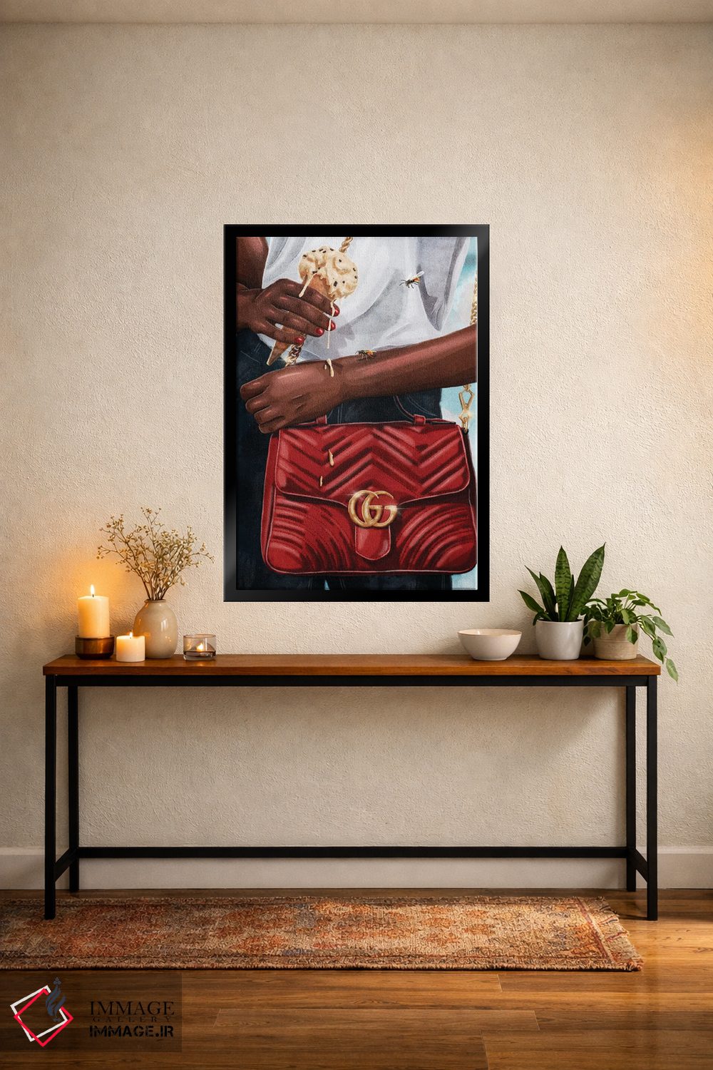 تابلو دکوراتیو چکه اثر جیمی ادلر - D4B