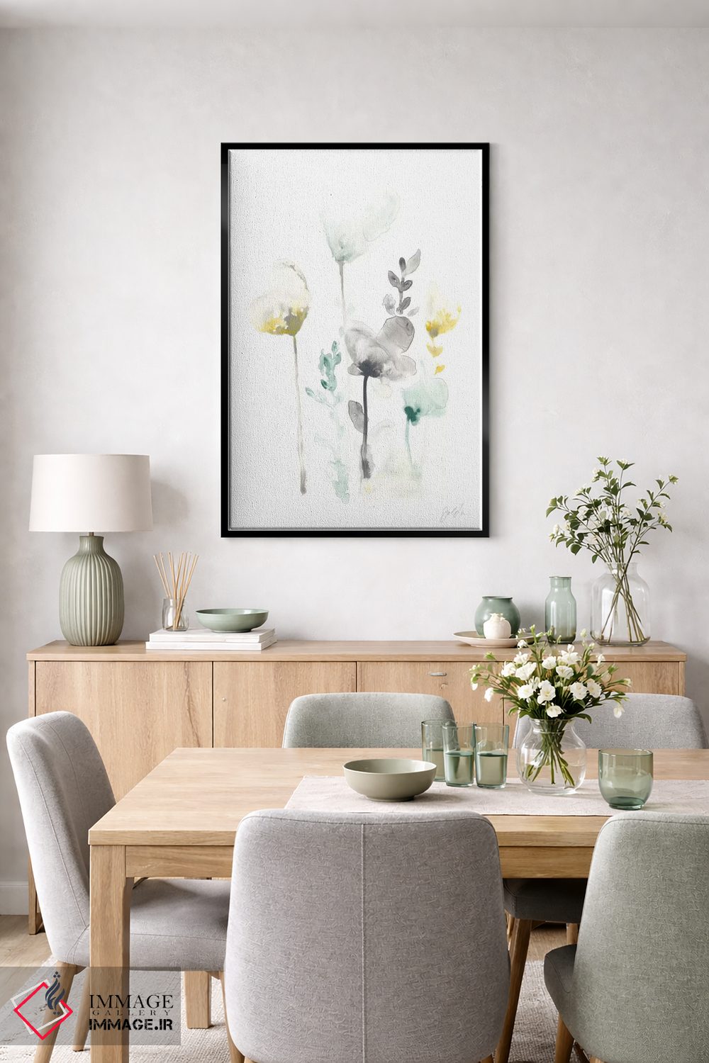 تابلو مینیمال توهم ساقه ۳ اثر جون اریکا وس - D6B