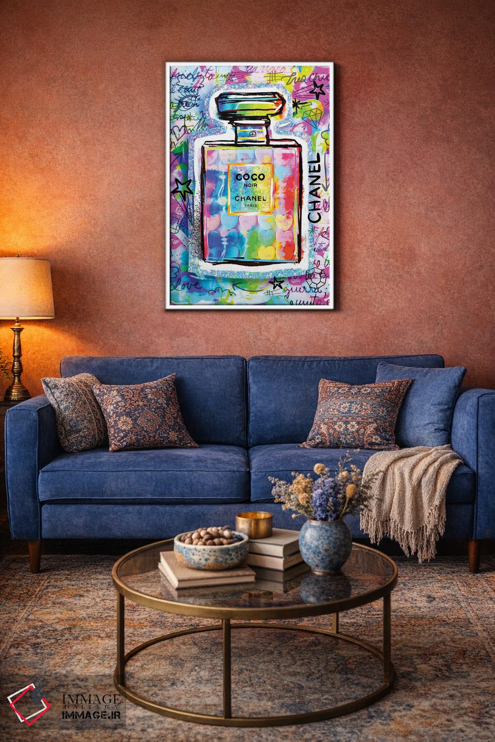 تابلو دکوراتیو عطر کوکو اثر جسیکا استمپل - D3W