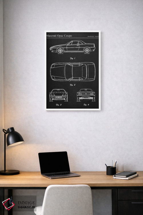 تابلو دکوراتیو مازراتی اوپاک کوپه اثر جوزف فرناندو - D1W