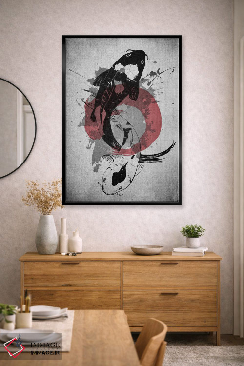 تابلو دکوراتیو کوی یین و یانگ اثر جوزف فرناندو - D3B