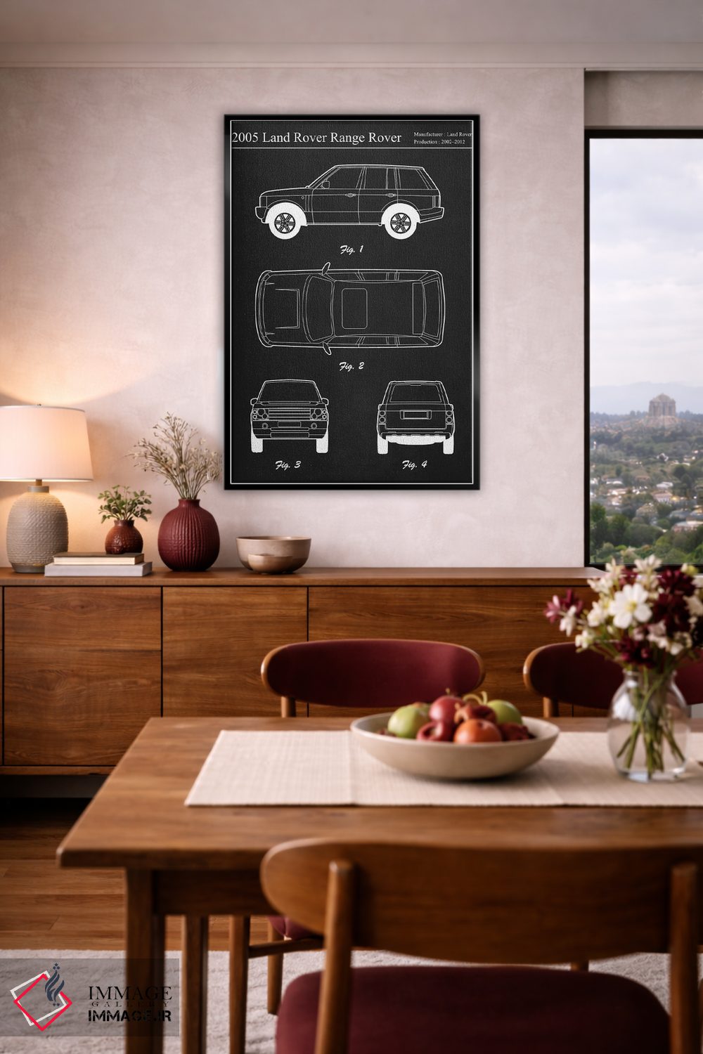 تابلو دکوراتیو لندروور رنج روور ۲۰۰۵ اثر جوزف فرناندو - D3B