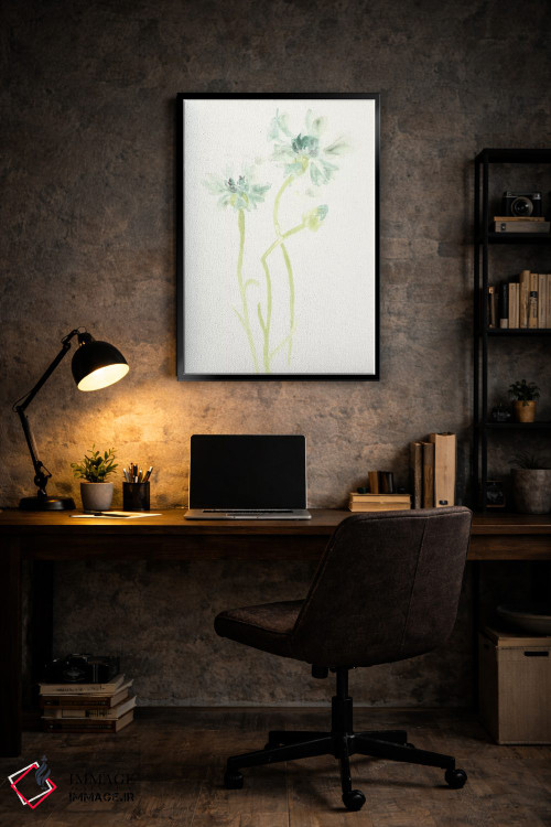 تابلو دکوراتیو مطالعه گل ذرت ۲ اثر جون اریکا وس - D6B