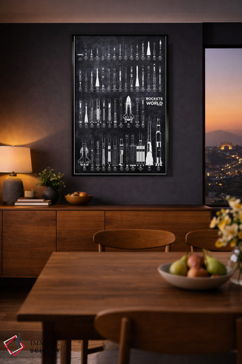 تابلو دکوراتیو موتور اصلی شاتل فضایی ۲ اثر جوزف فرناندو - D2B