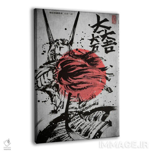 تابلو دکوراتیو حرکت سامورایی اثر جوزف فرناندو - نمای پرسپکتیو محصول