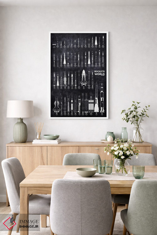 تابلو دکوراتیو موتور اصلی شاتل فضایی ۲ اثر جوزف فرناندو - D4W