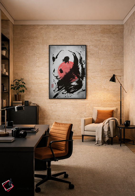 تابلو دکوراتیو پاندا اثر جوزف فرناندو - D6B