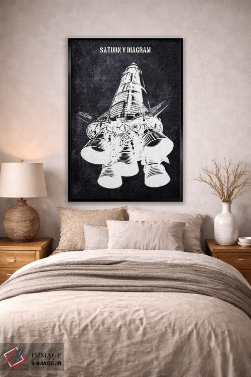 تابلو دکوراتیو نمودار ساترن ۵ اثر جوزف فرناندو - D1B
