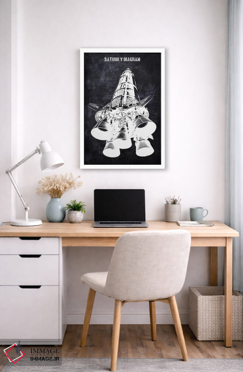 تابلو دکوراتیو نمودار ساترن ۵ اثر جوزف فرناندو - D4W