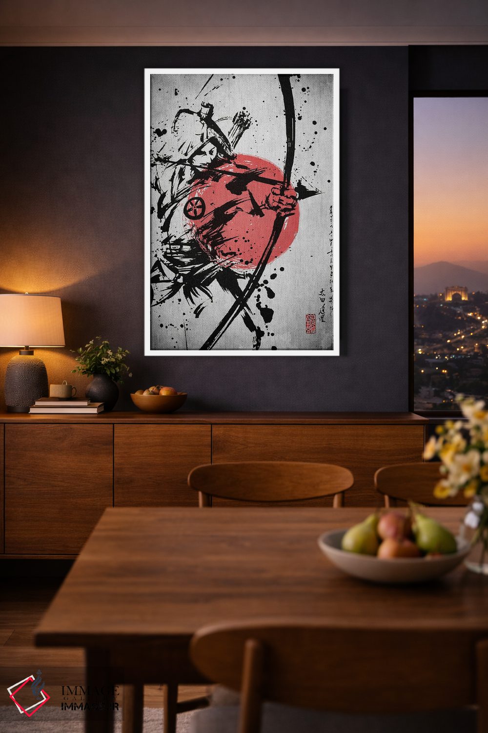 تابلو دکوراتیو تیر سامورایی اثر جوزف فرناندو - D4W