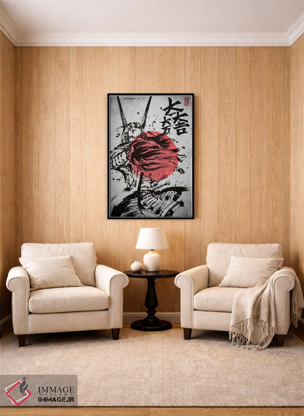 تابلو دکوراتیو حرکت سامورایی اثر جوزف فرناندو - D4B