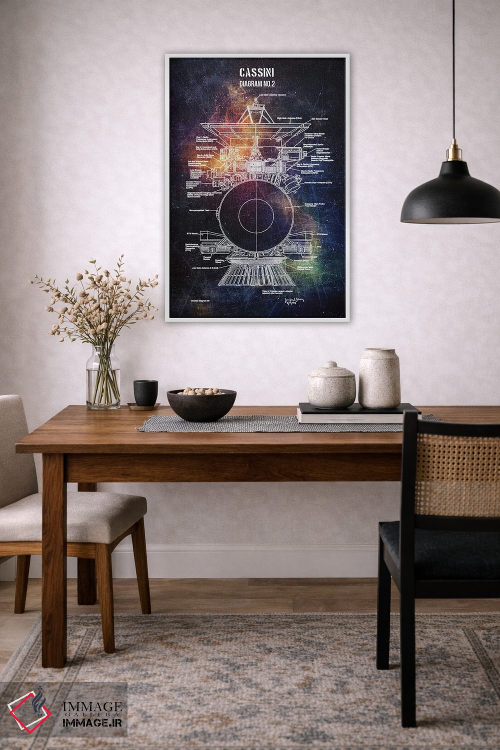 تابلو دکوراتیو کاسینی شماره ۲ اثر جوزف فرناندو - D2W