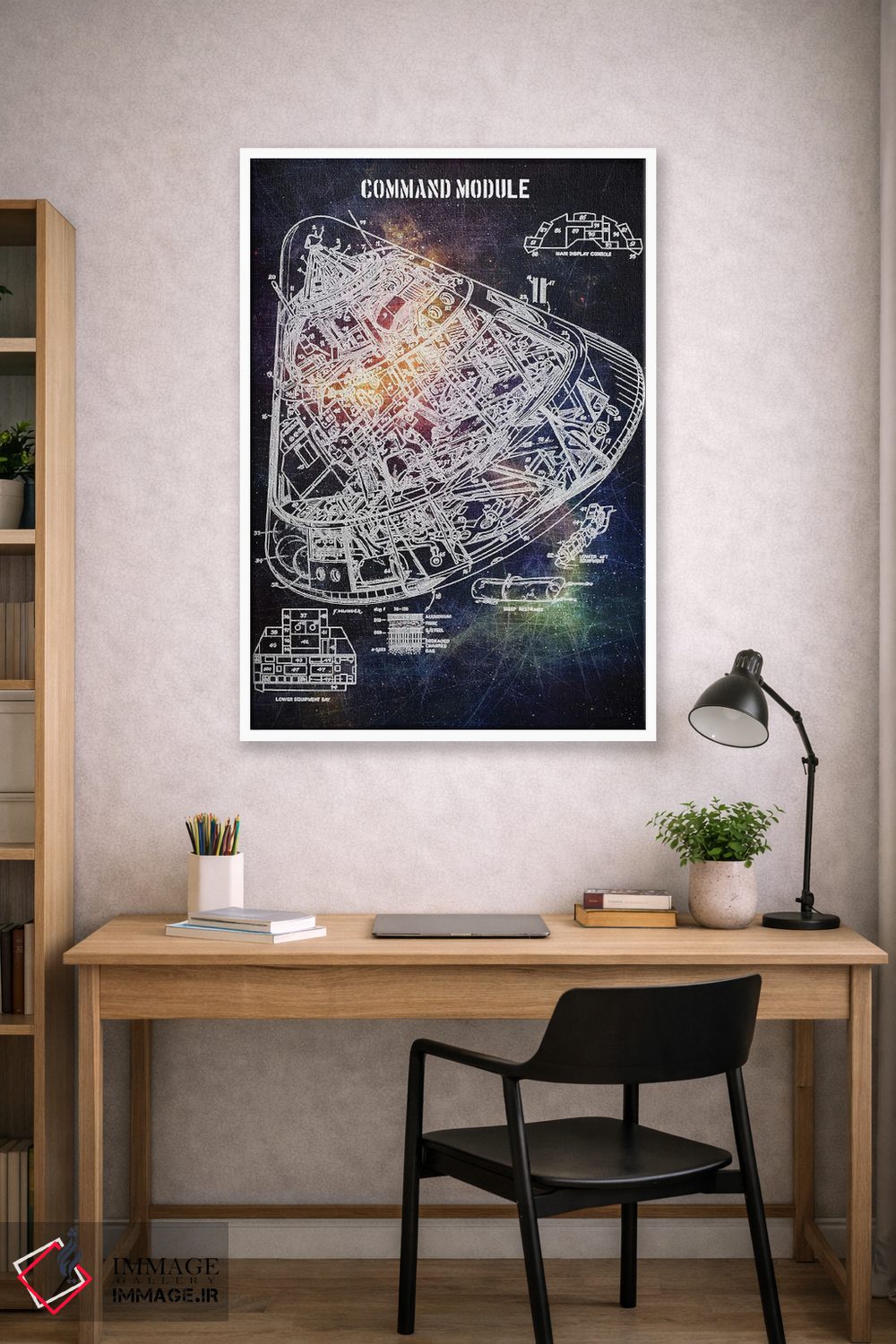 تابلو دکوراتیو ماژول فرماندهی اثر جوزف فرناندو - D1W