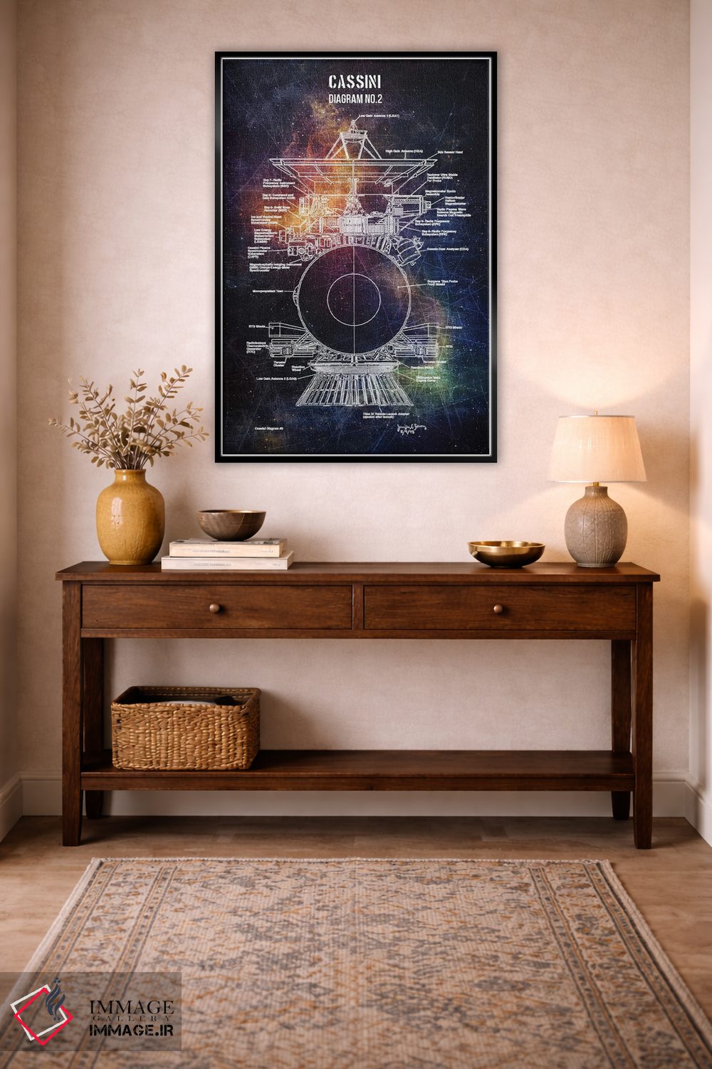 تابلو دکوراتیو کاسینی شماره ۲ اثر جوزف فرناندو - D4B