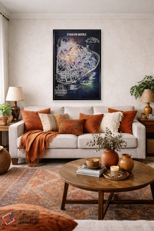 تابلو دکوراتیو ماژول فرماندهی اثر جوزف فرناندو - D3B