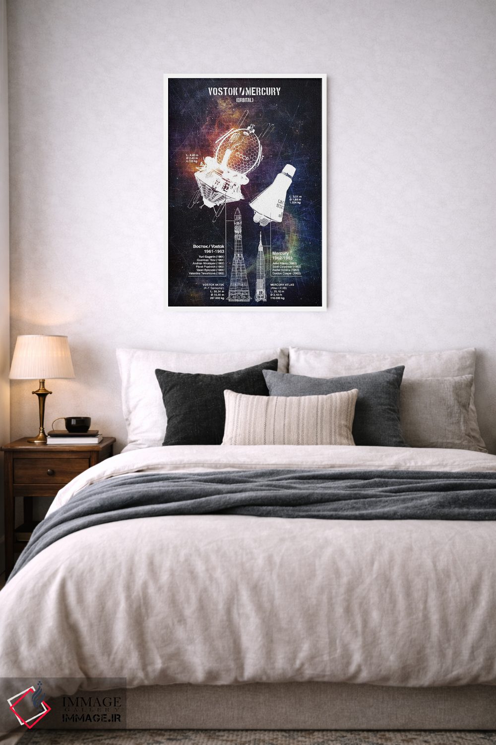 تابلو دکوراتیو مرکوری مرکوری اثر جوزف فرناندو - D3W