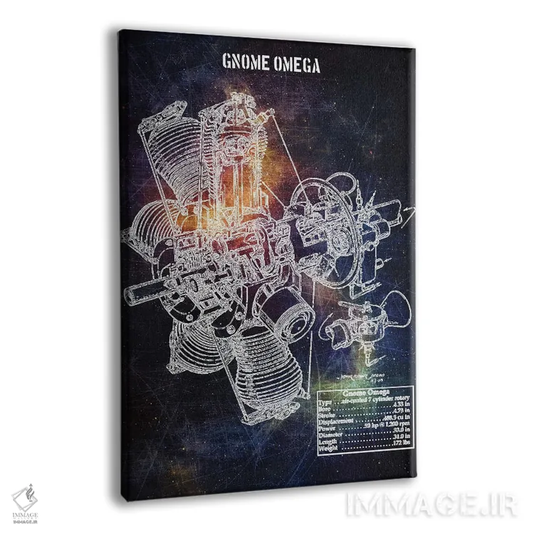 تابلو دکوراتیو گنوم امگا اثر جوزف فرناندو - نمای پرسپکتیو محصول