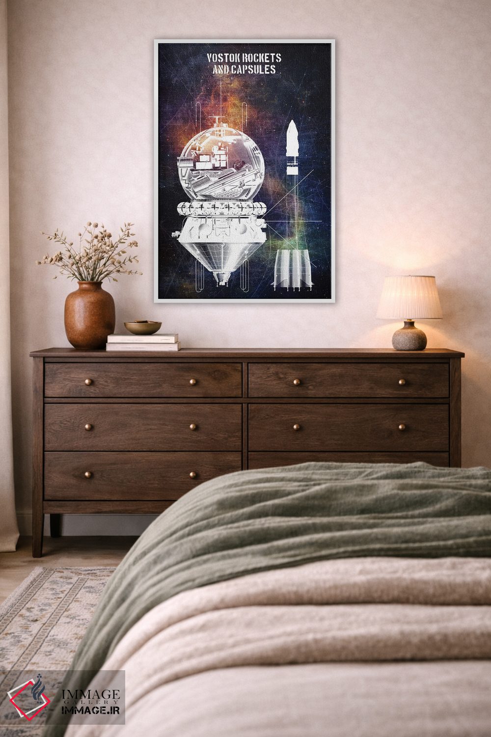 تابلو دکوراتیو موشک های ووستوک ۲ اثر جوزف فرناندو - D2W