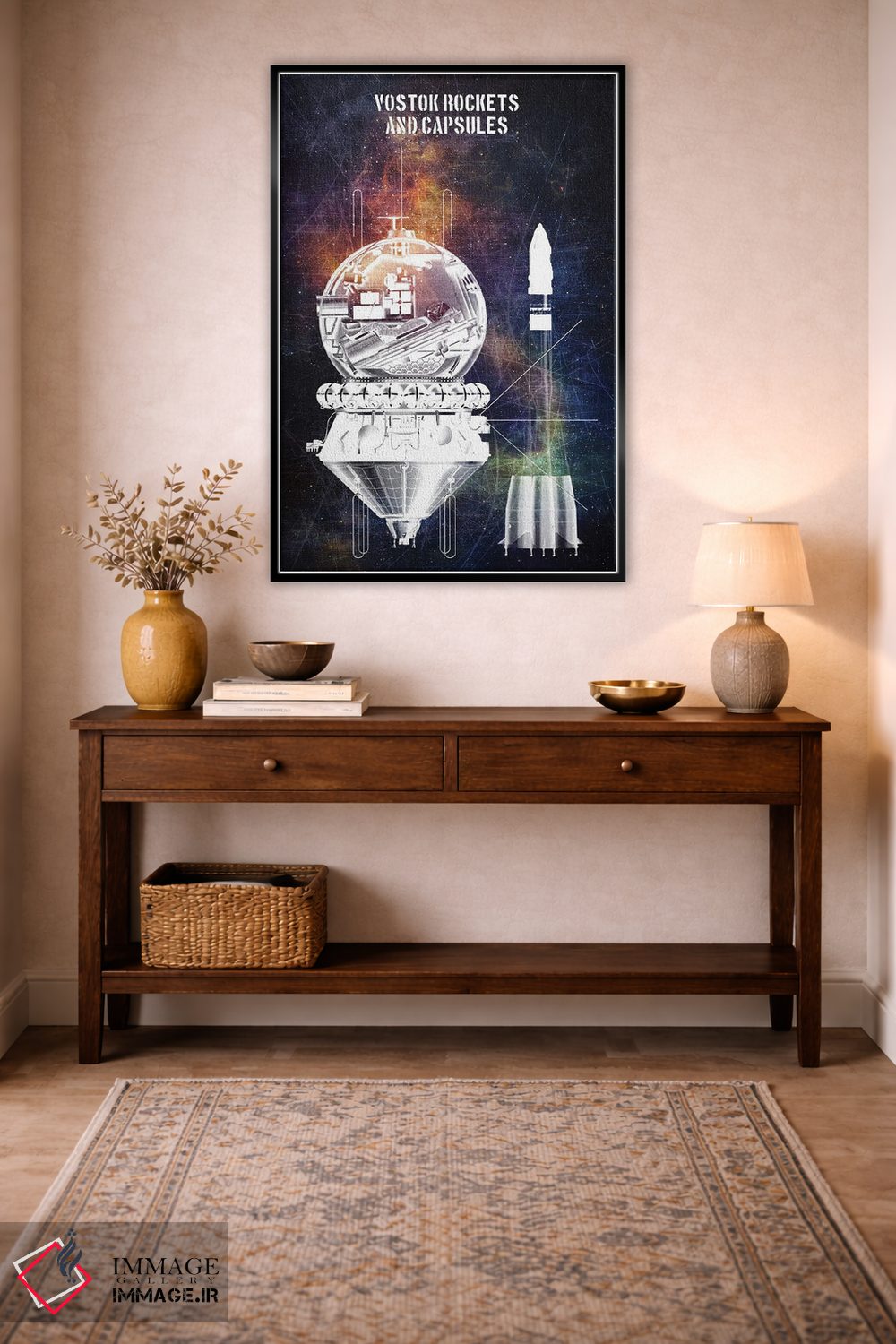 تابلو دکوراتیو موشک های ووستوک ۲ اثر جوزف فرناندو - D4B