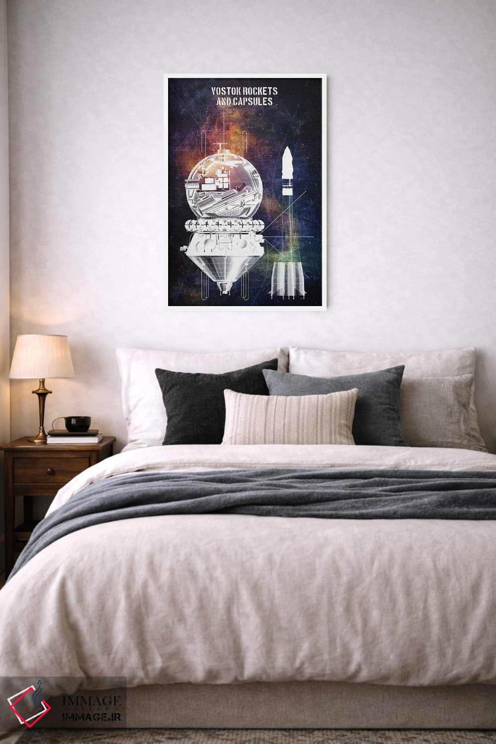 تابلو دکوراتیو موشک های ووستوک ۲ اثر جوزف فرناندو - D5W