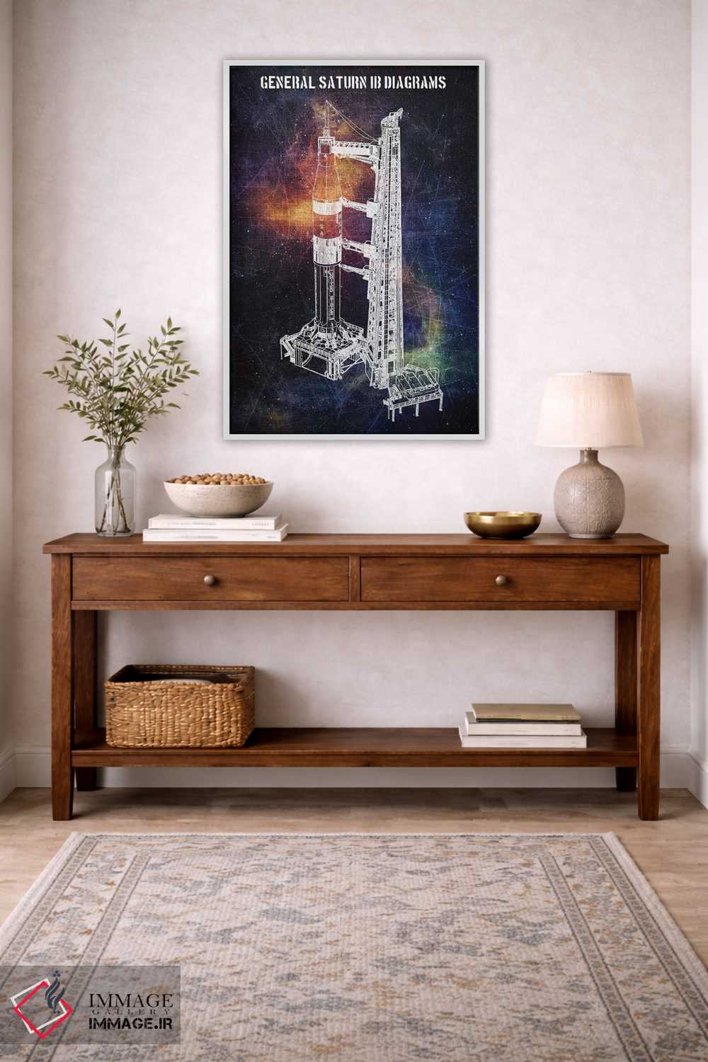 تابلو دکوراتیو نمودارهای کلی ساترن IB اثر جوزف فرناندو - D3W