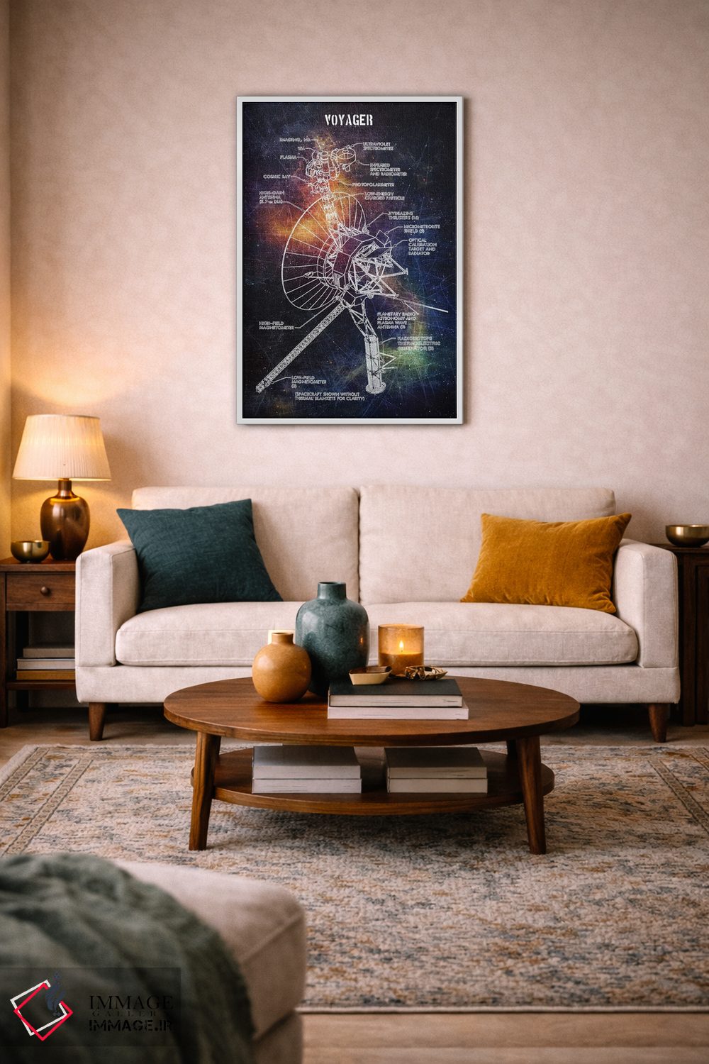 تابلو دکوراتیو وویجر اثر جوزف فرناندو - D3W