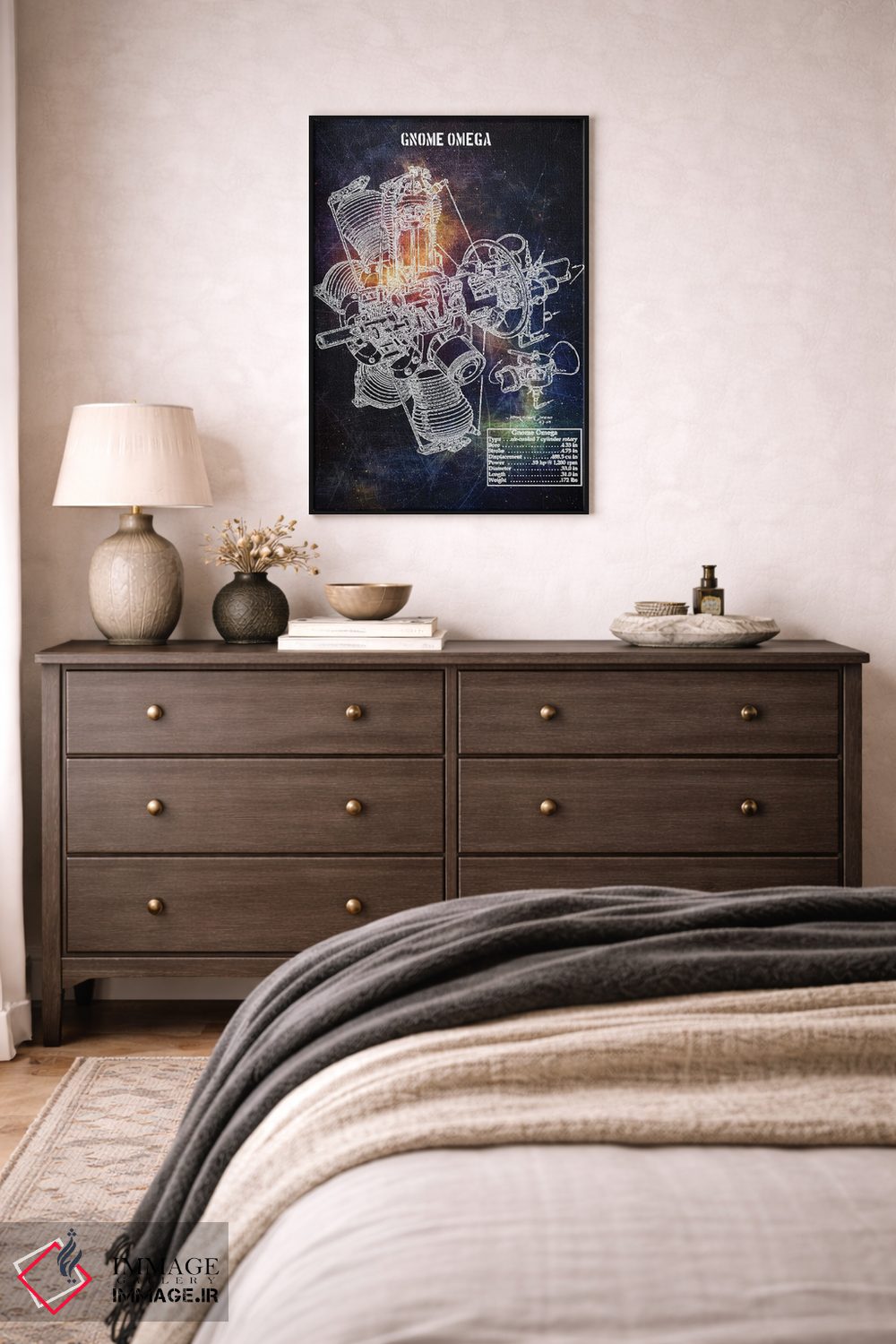 تابلو دکوراتیو گنوم امگا اثر جوزف فرناندو - D3B