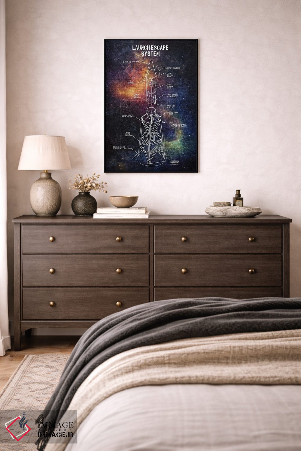 تابلو دکوراتیو فرار اضطراری پرتاب اثر جوزف فرناندو - D4B