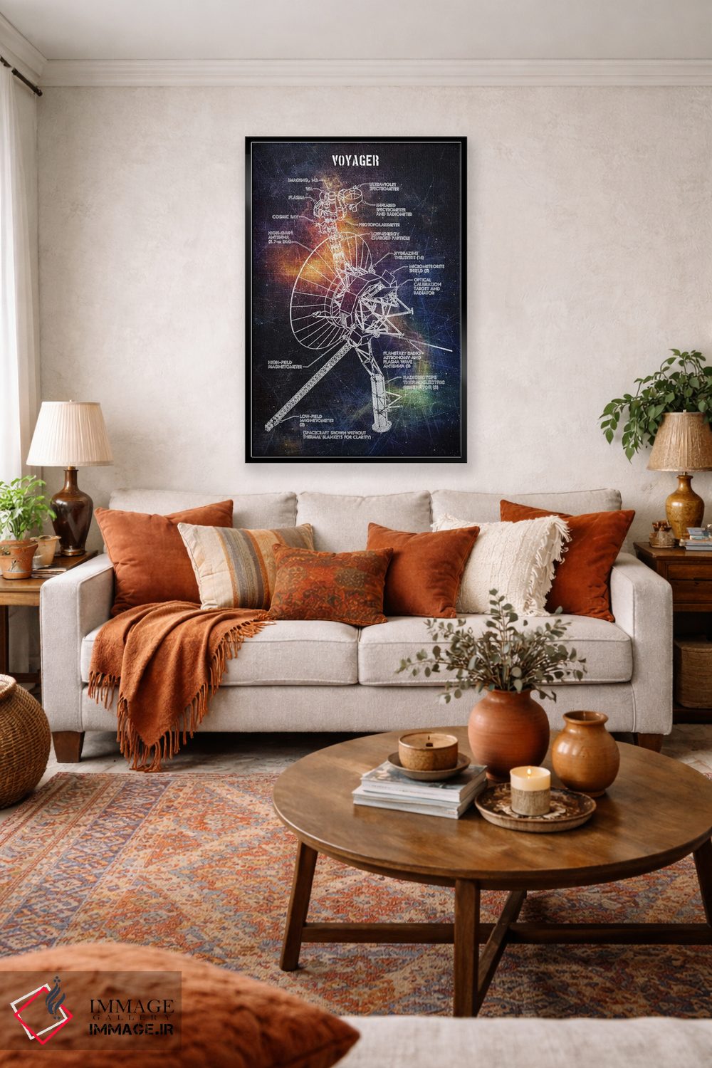 تابلو دکوراتیو وویجر اثر جوزف فرناندو - D4B