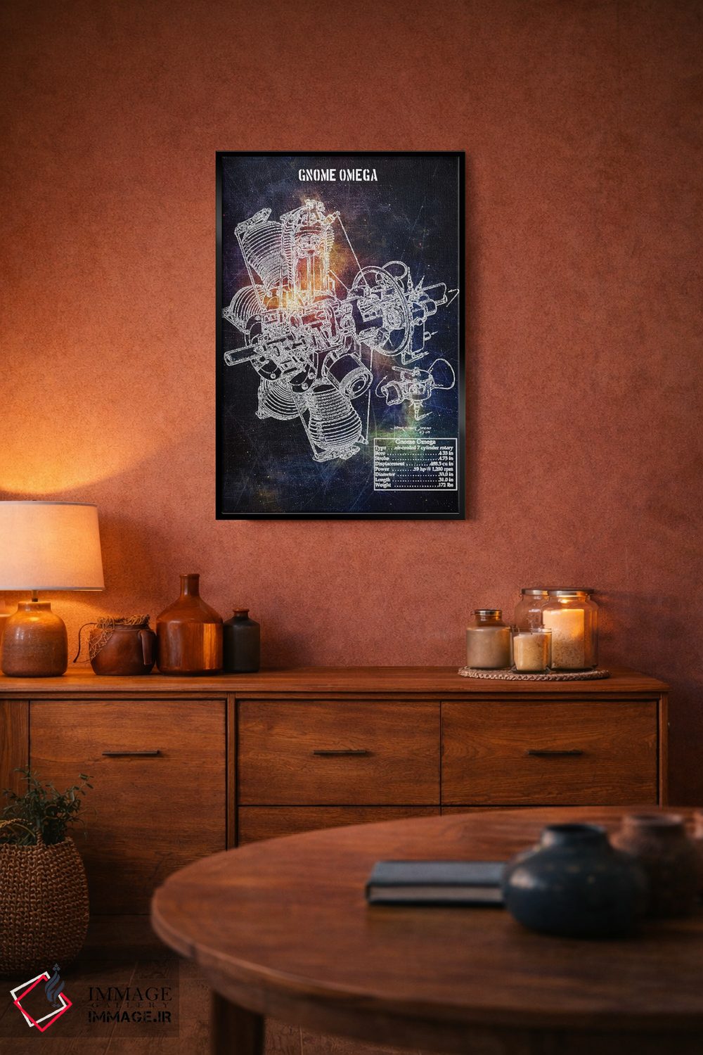 تابلو دکوراتیو گنوم امگا اثر جوزف فرناندو - D5B