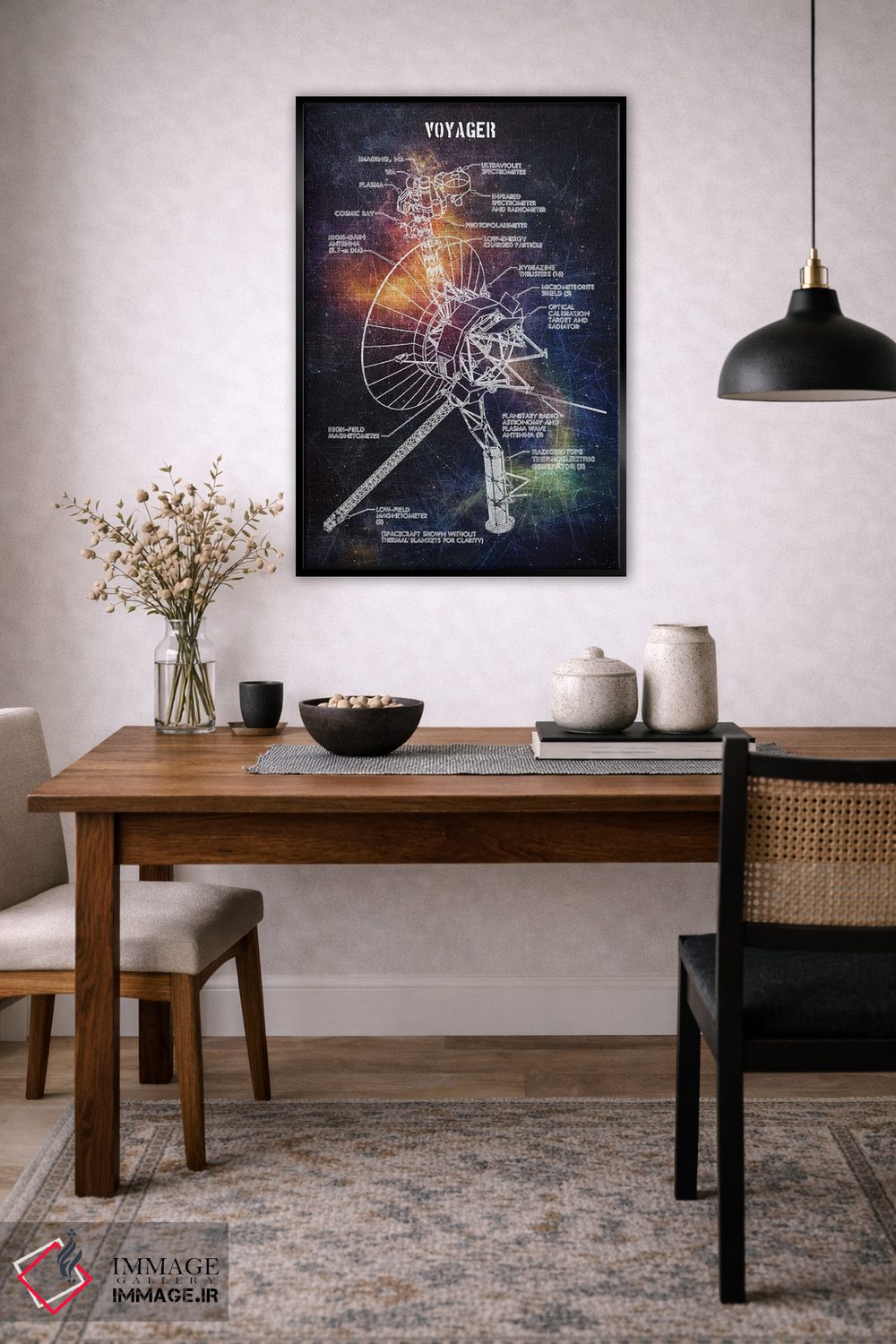 تابلو دکوراتیو وویجر اثر جوزف فرناندو - D5B