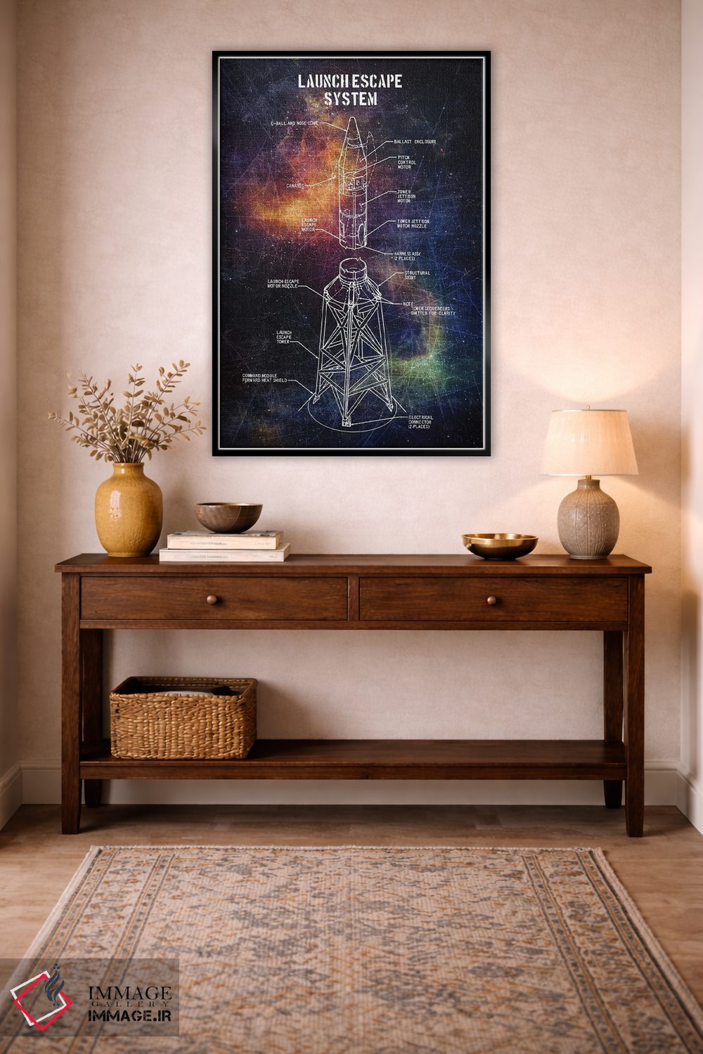 تابلو دکوراتیو فرار اضطراری پرتاب اثر جوزف فرناندو - D5B