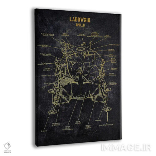 تابلو دکوراتیو آپولو اثر جوزف فرناندو - نمای پرسپکتیو محصول