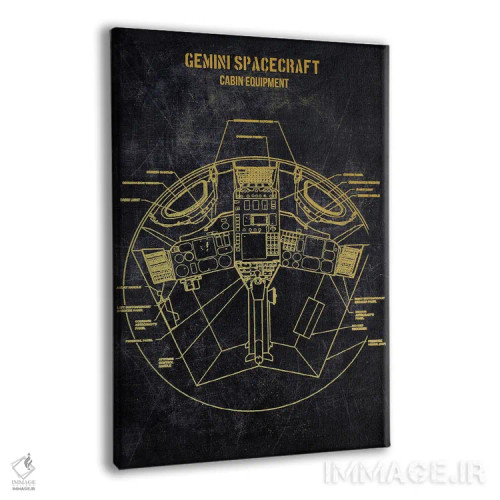 تابلو دکوراتیو جمینی اثر جوزف فرناندو - نمای پرسپکتیو محصول