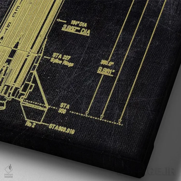 تابلو دکوراتیو لیتل جو ۲ اثر جوزف فرناندو - نمای نزدیک بافت بوم