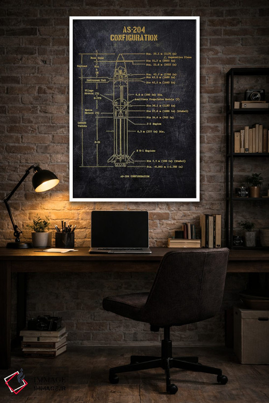 تابلو دکوراتیو پیکربندی AS-204 اثر جوزف فرناندو - D4W