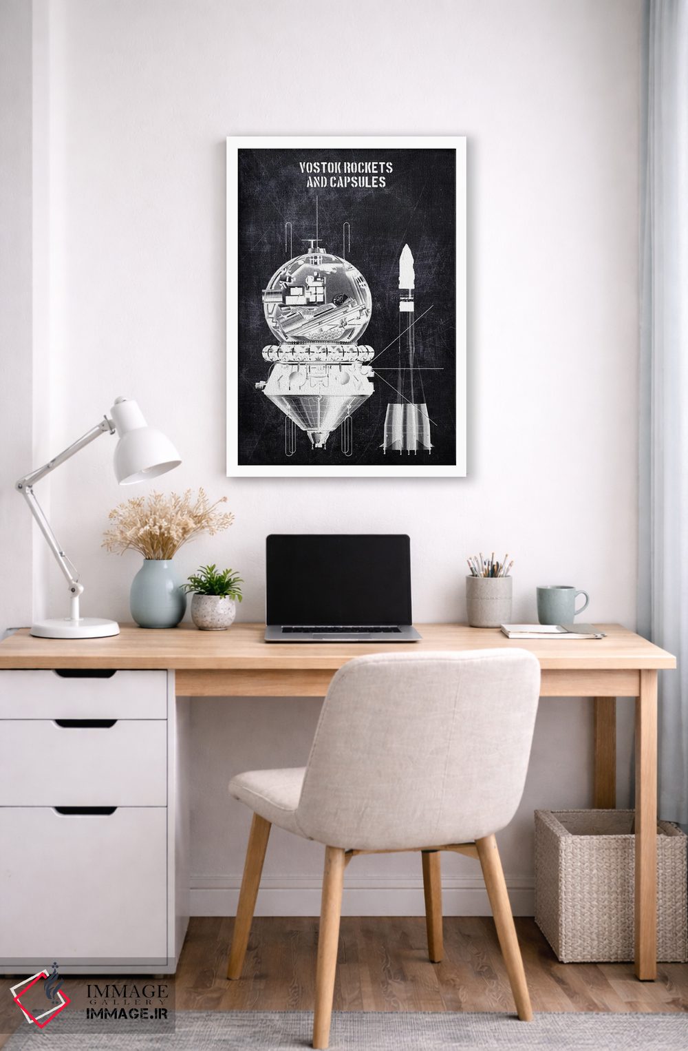 تابلو دکوراتیو موشک های ووستوک اثر جوزف فرناندو - D5W